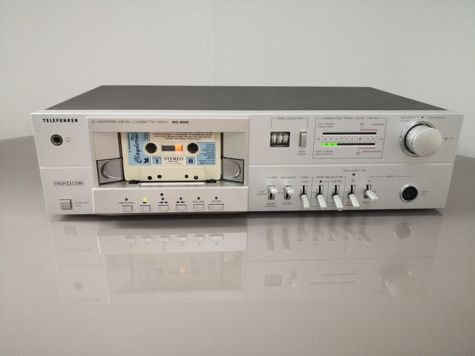 Telefunken rc 200 deck vintage casette