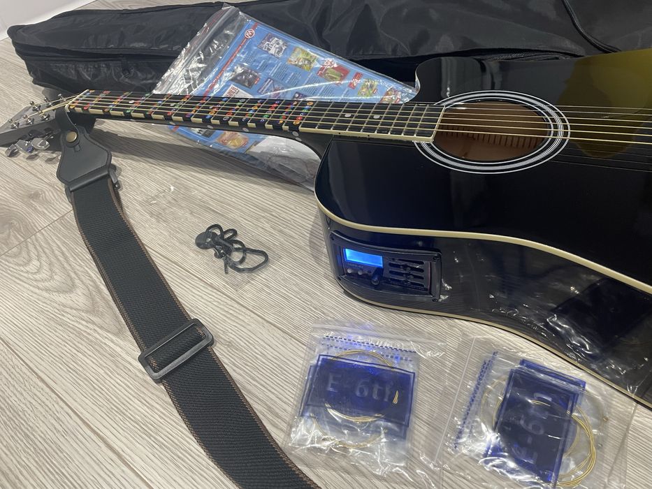 Chitara electroacustica set complet