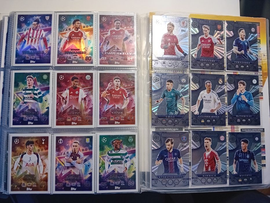 Продавам нови Match attax 25/26 футболни карти.