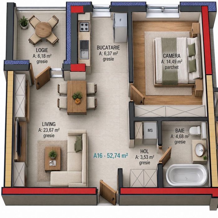 Apartamente BYE RESIDENCE Cluj Valea Chintaului