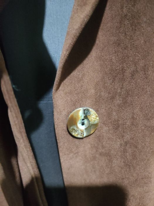 Кафяво дамско манто