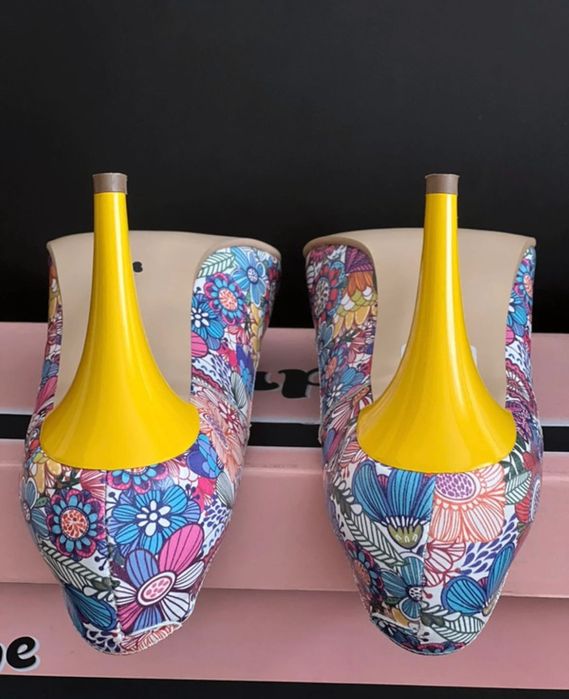 Stiletto piele naturală