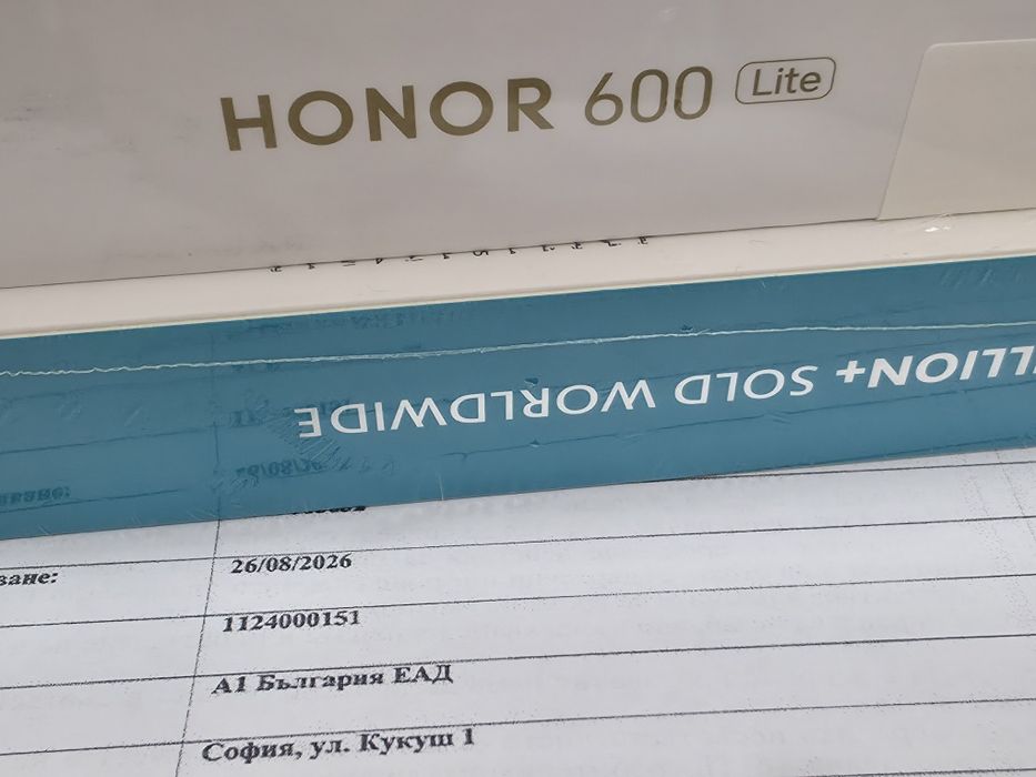 ***ЗАПЕЧАТАН 256GB Honor 600 LITE + TTEC Гаранция A1 2028г. Green / Зелен