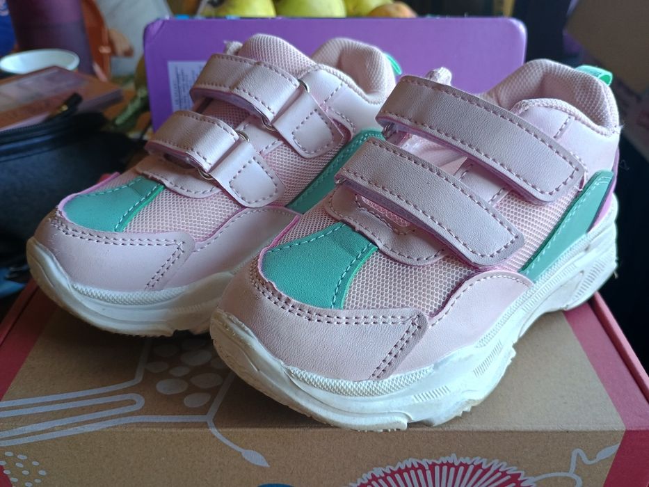 Детски спортни обувки сникърси маратонки момиче 24 розово Sinsay