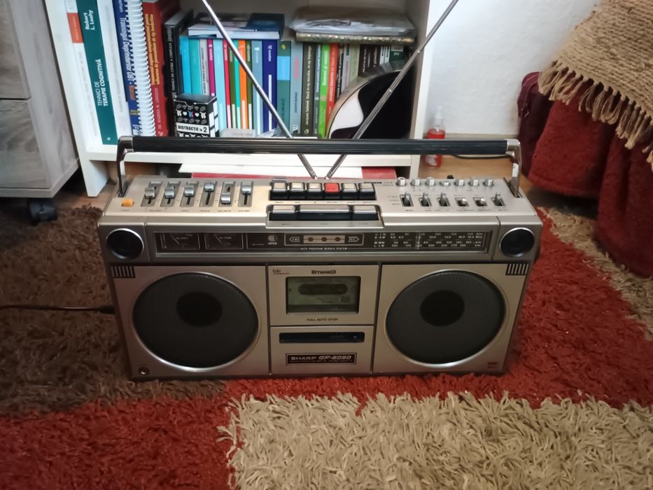 Casetofon boombox Sharp GF 9090 servisat complet, impecabil