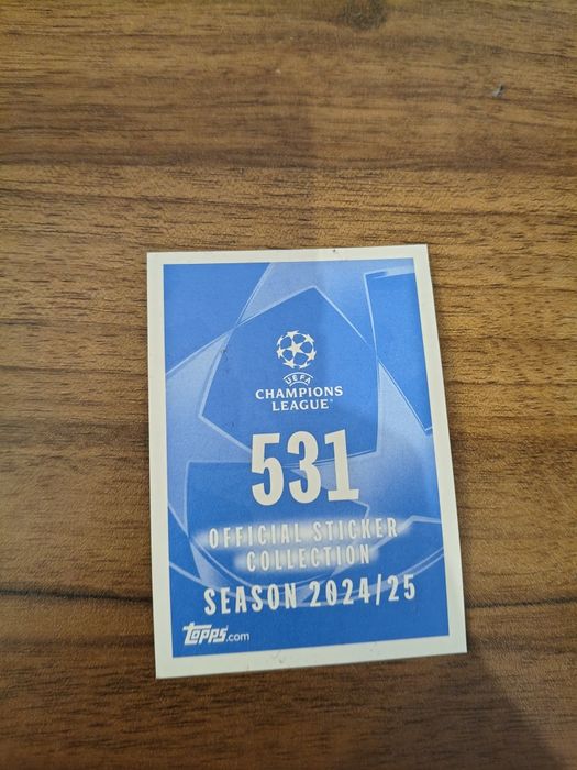 Topps first sticker Rodrigo mora