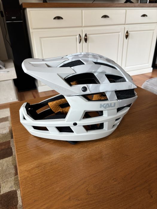 Casca full face KALI INVADER 2.0 MTB marimea XS-M ALB