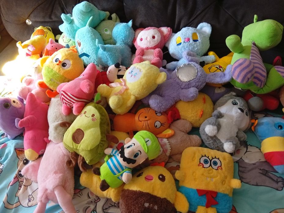 Игрушки мягкие для хватайки