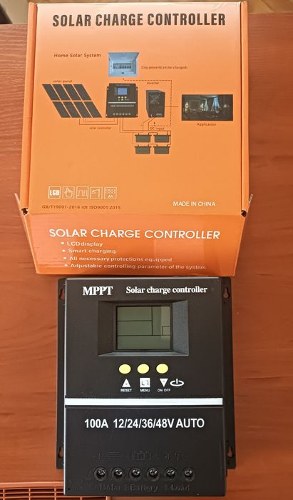 Regulator controller solar MPPT 100A 12/24/36/48 V
