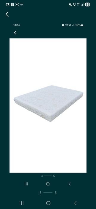 Husa noua pentru saltea grosime 15 cm  140x200 pret 250 lei