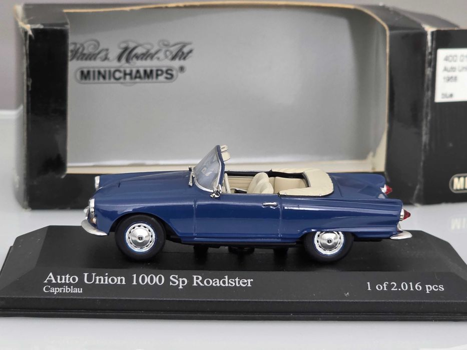 Macheta Auto 1/43 Minichamps Auto Union 1000 Sp Roadster 1958