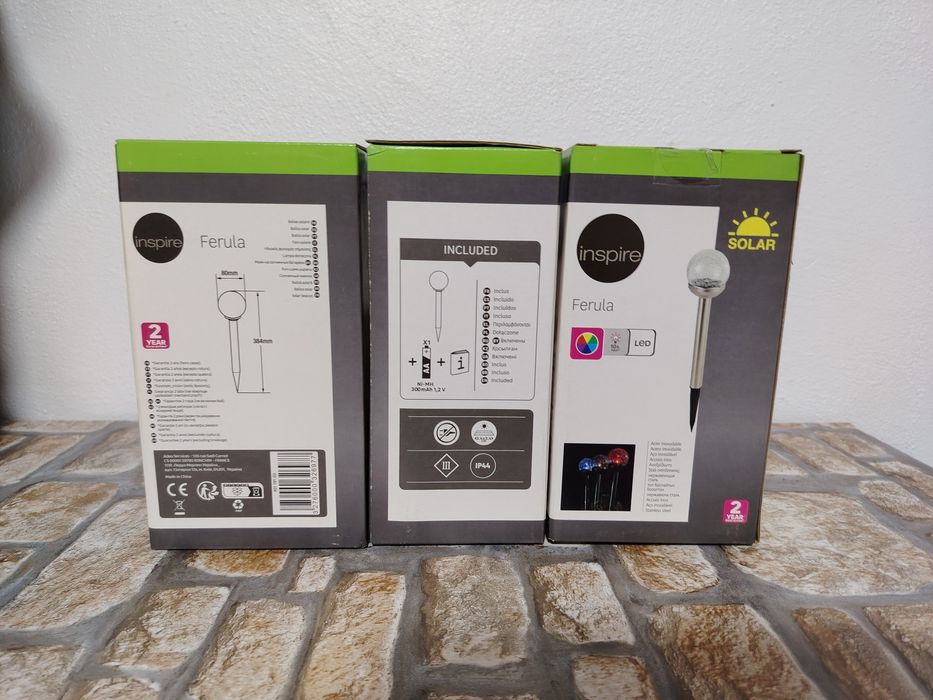 Lampa solara LED , 3 buc