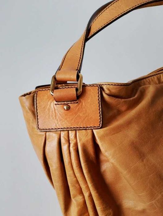 ESCADA Original 100% Кожа Страхотна чанта