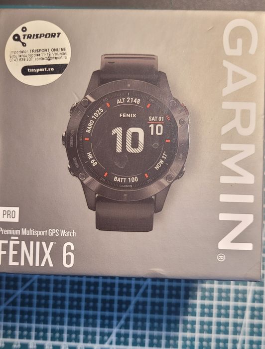 Garmin Fenix 6 Pro + curea originala nouă.
