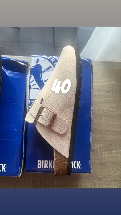 Birkenstock Boston din piele întoarsă Noi Mărimi 40 și 43