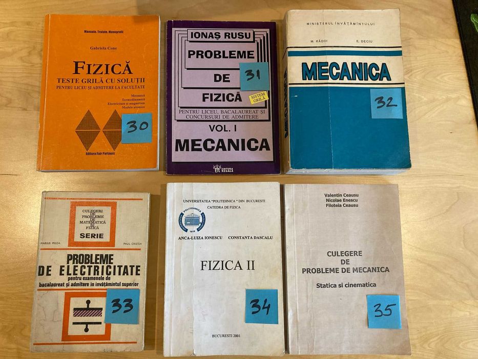 Diverse carti si manuale scolare/facultate (mate, info, fizica etc.)