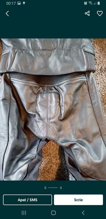 Costum moto ceaca + pantaloni cu protectii