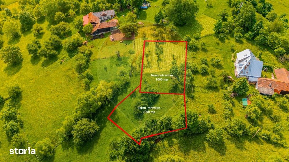 COMISION 0% | Teren 1,000mp Bran | Strada Clincea |