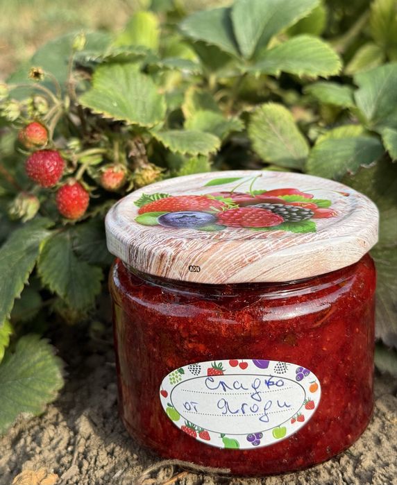 Домашни био сладка – Малини, Ягоди, Смокини, Сини сливи, Дюли - 400гр