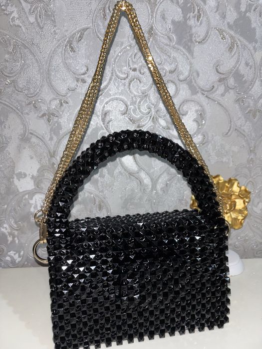 Сумка из бус ручной работы