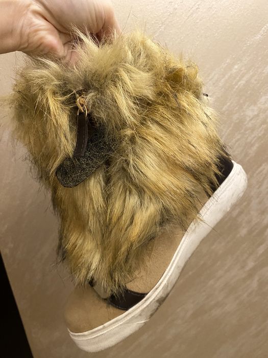 Обувки заноти с пух