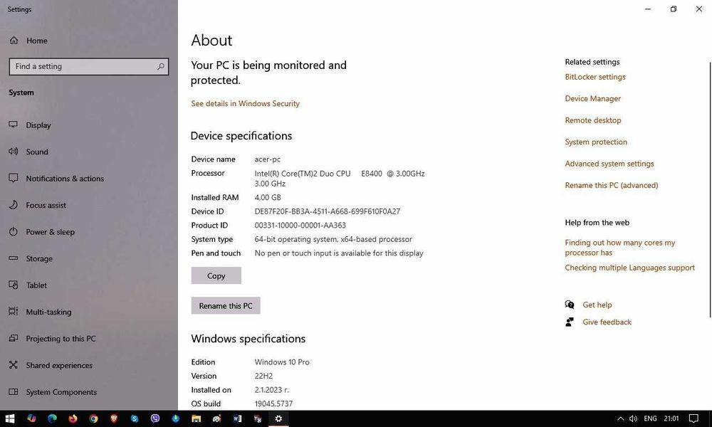 Настолен компютър Acer VERITON M670G