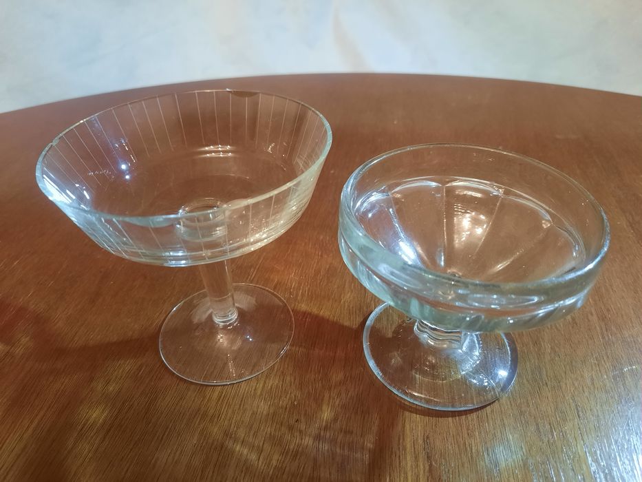 Лафитники хрустальные, розетки.