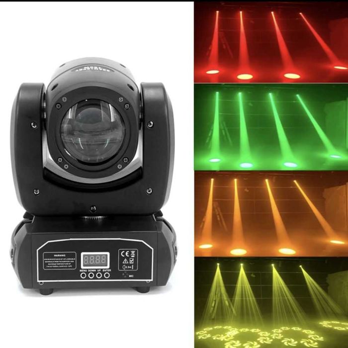 Moving head 120 w 4 buc + case transport cadou