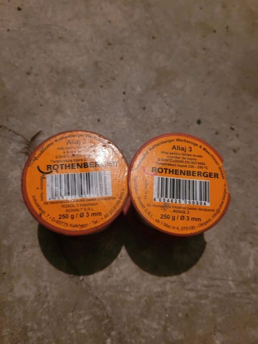 Aliaj 3 de lipit tevi Rothenberger
