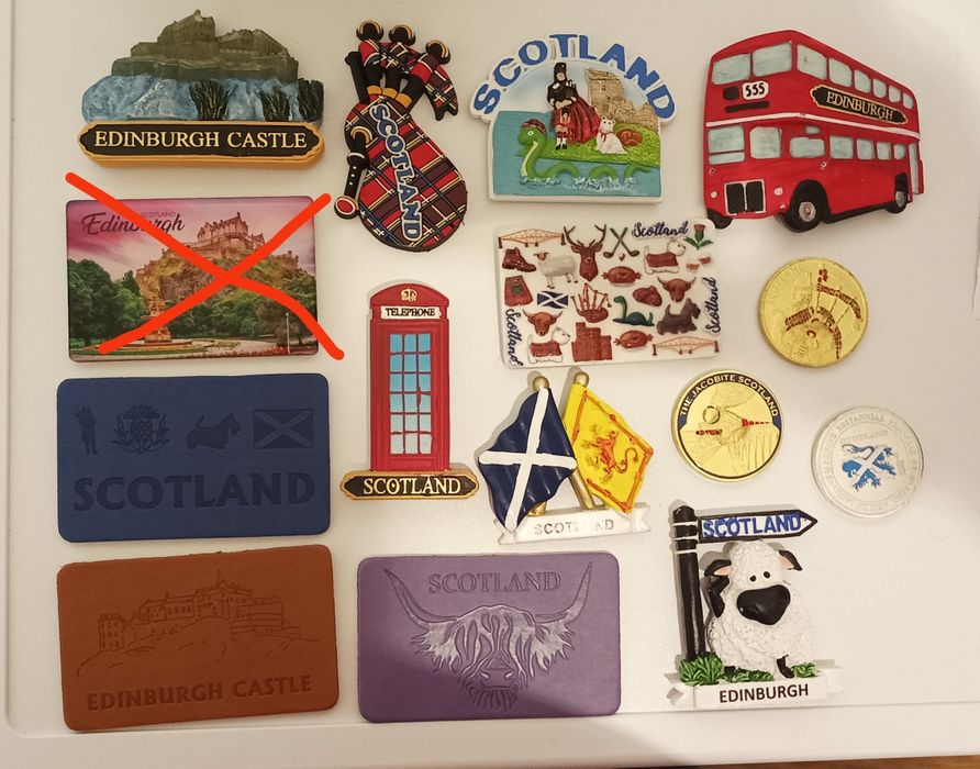 Magneti frigider Edinburgh, Scotia