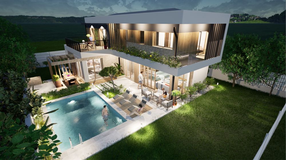 1 Parcela cu proiect de vila individuala,urbanizatie privata,Sanicoara