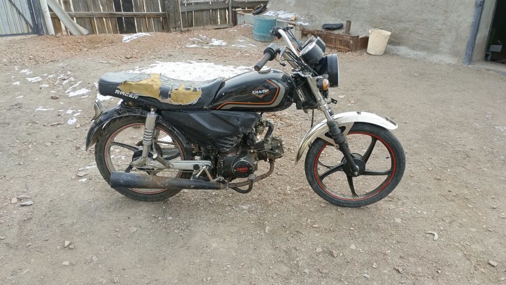 Мопед чамп на ходу