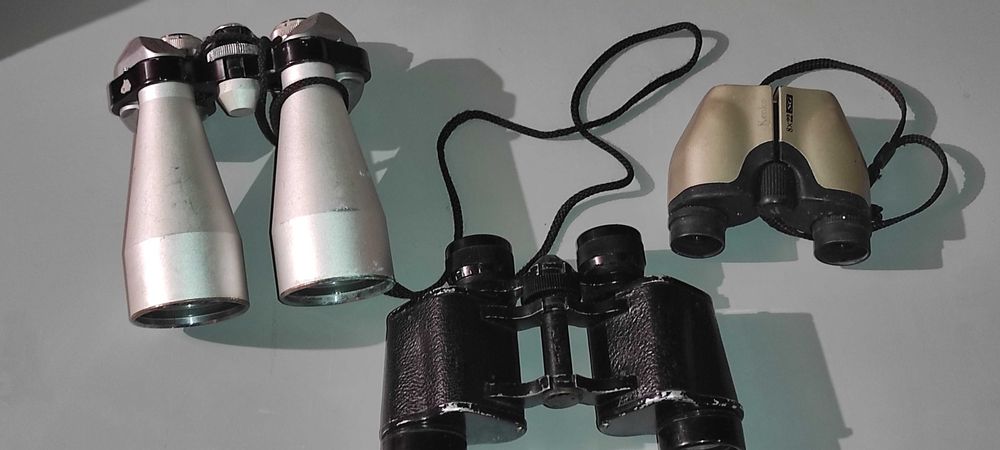 3 binocluri DEFECTE  The Luma - Dollond London 8 x 32 Zenith 8 x 50 Kenko 8 x 22  PRET FIX 200 RON