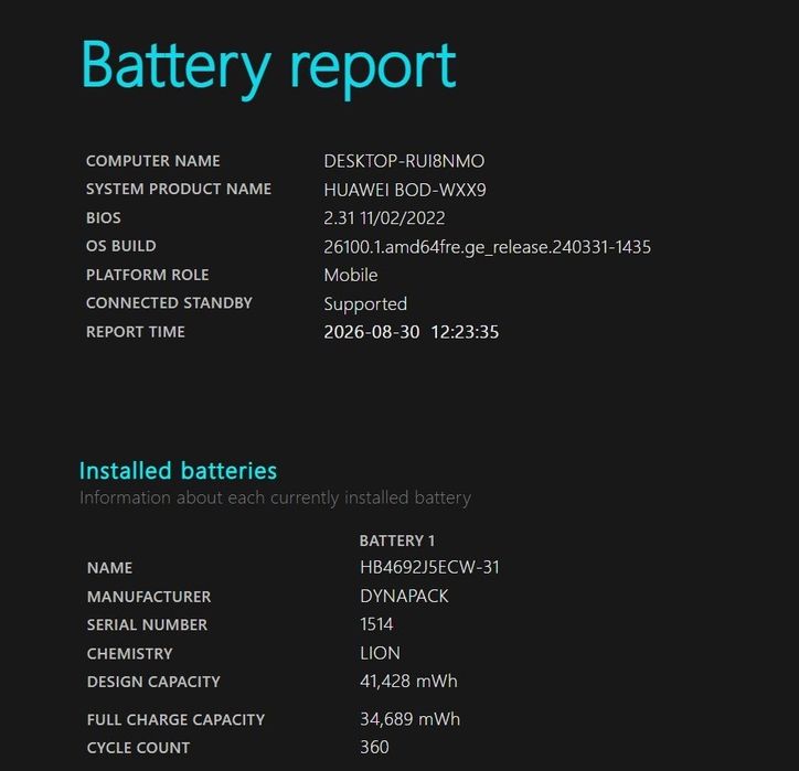 Noutbook HUAWEI Core i 5