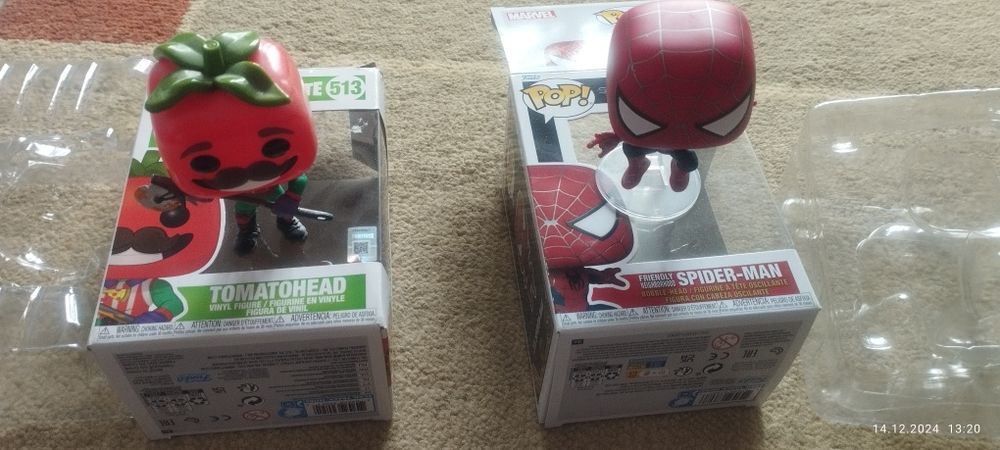 Фигурки от Марвел и Фортнайт , Spider man, Tomatohead