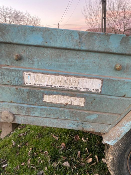 Vând remorcă 750kg