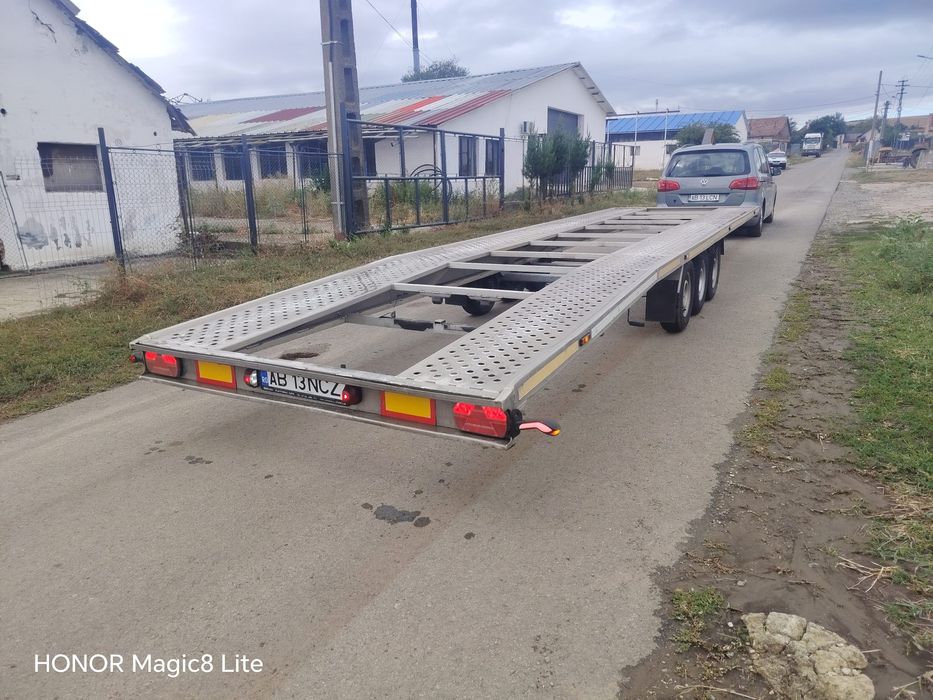 Platforma tranasport auto Gala 8.5 m aluminiu 670 kg