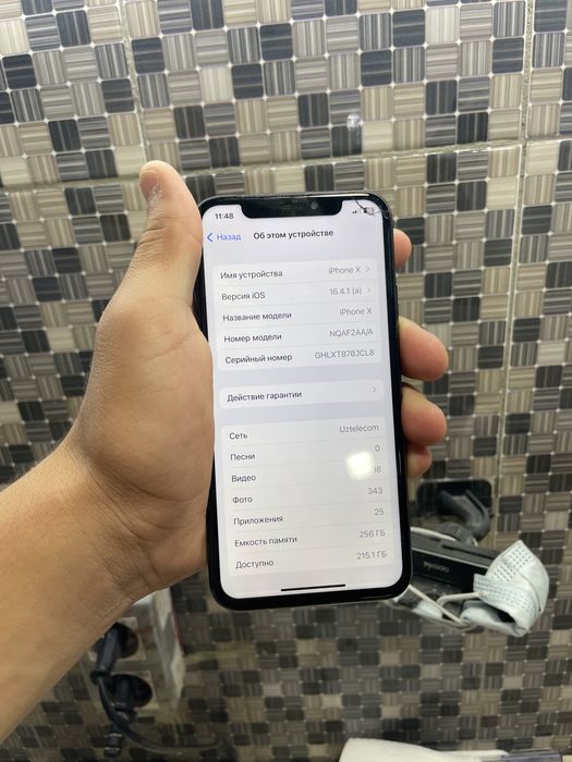 iphone x 256 tali holat zor