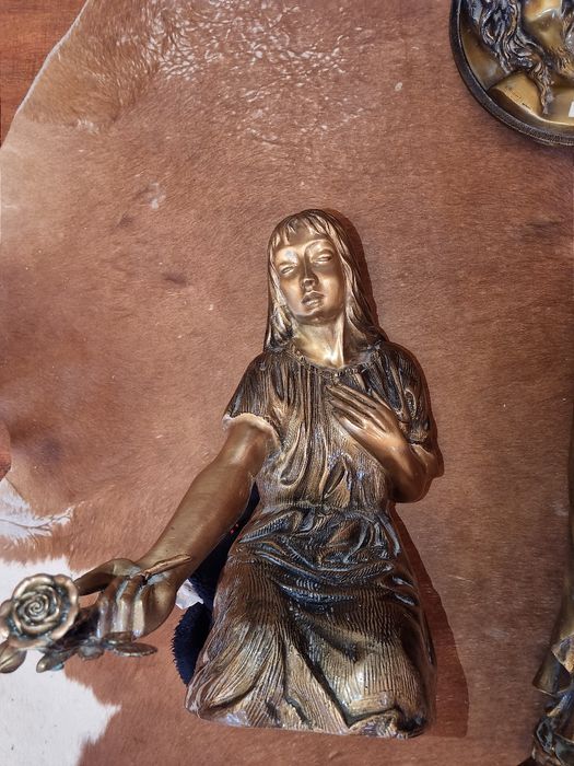 Statui din bronz Sfanta Fecioara Maria si Iisus Hristos - calitate Top