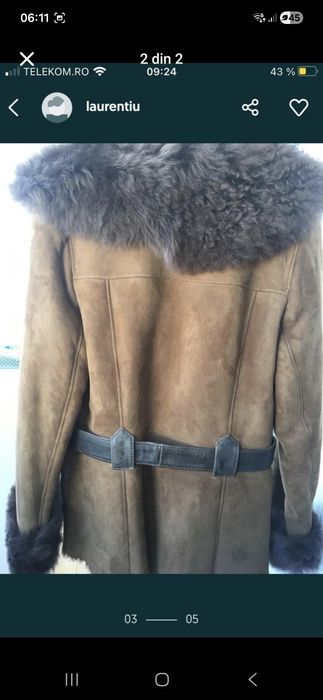 Cojoc blana naturala