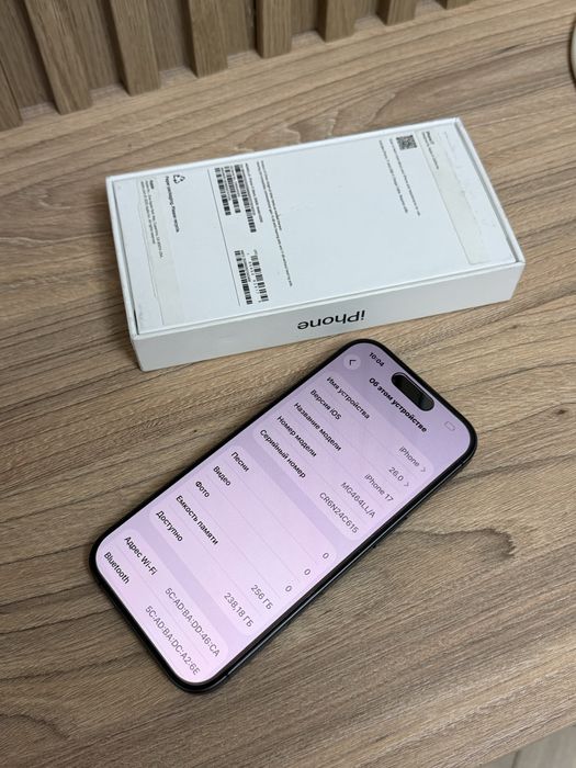 Айфон iPhone 17 256GB 100%