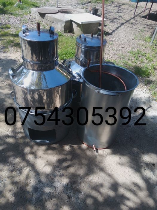 Cazan pt țuică din Inox+Accesorii