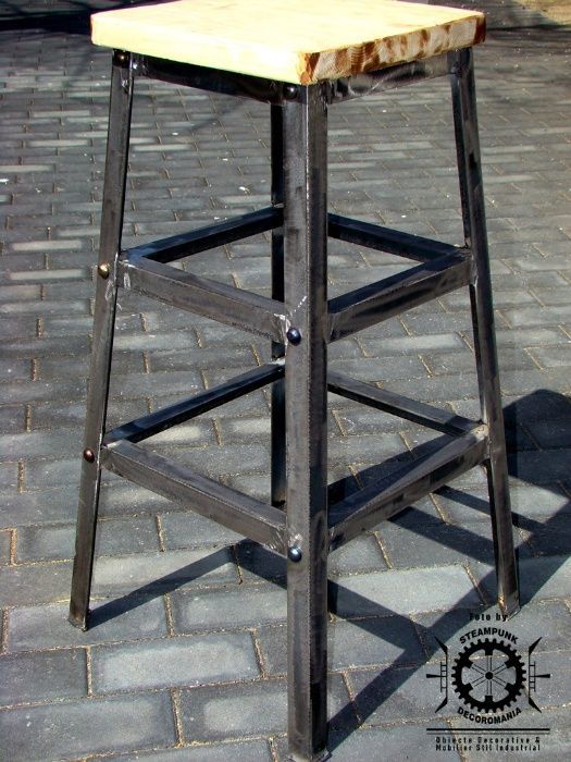 Scaun, scaune stil industrial model 2 cu/fara spatar.ORICE DIMENSIUNE