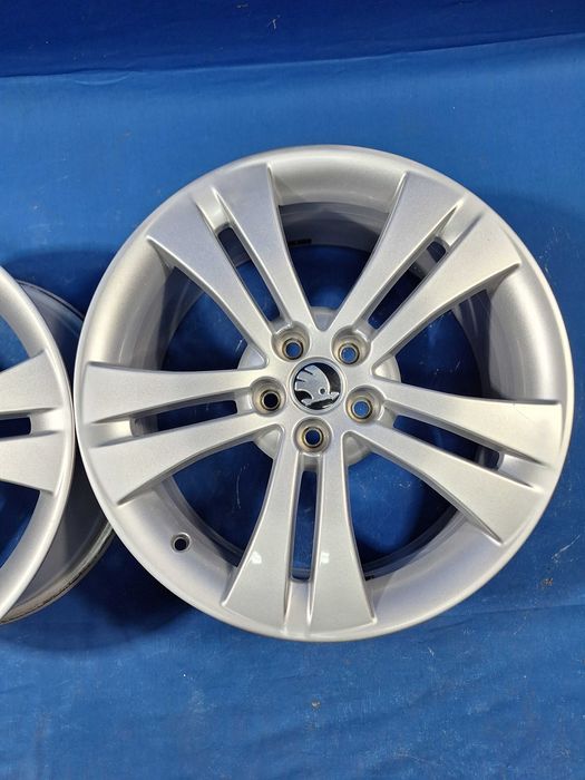 2 Jante Aliaj 5x100 17'' OEM Skoda Fabia Rapid Scala - 7J ET 41 !