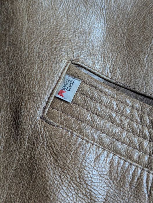 Geacă vintage din piele naturală