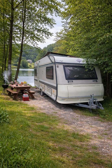 Rulota Hobby Prestige cu panouri solare și mover