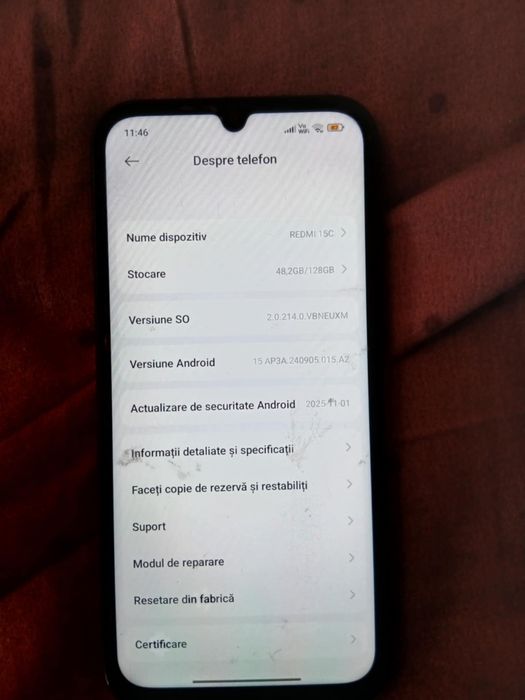 Vând Redmi15c în stare foarte buna