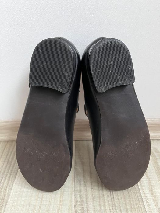 Pantofi pentru dans copii din piele naturala calapod ingust 21 cm