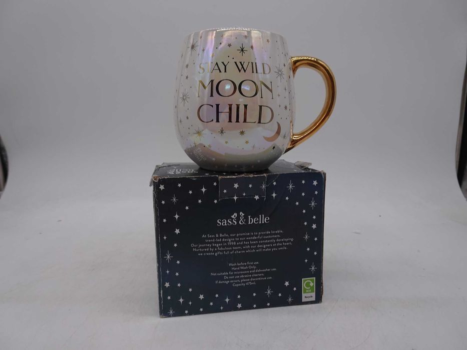 Sass & Belle, Cană ceramică cu Lună Celestă pentru copii