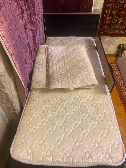 Кровать с матрасом 200х90 односпальная